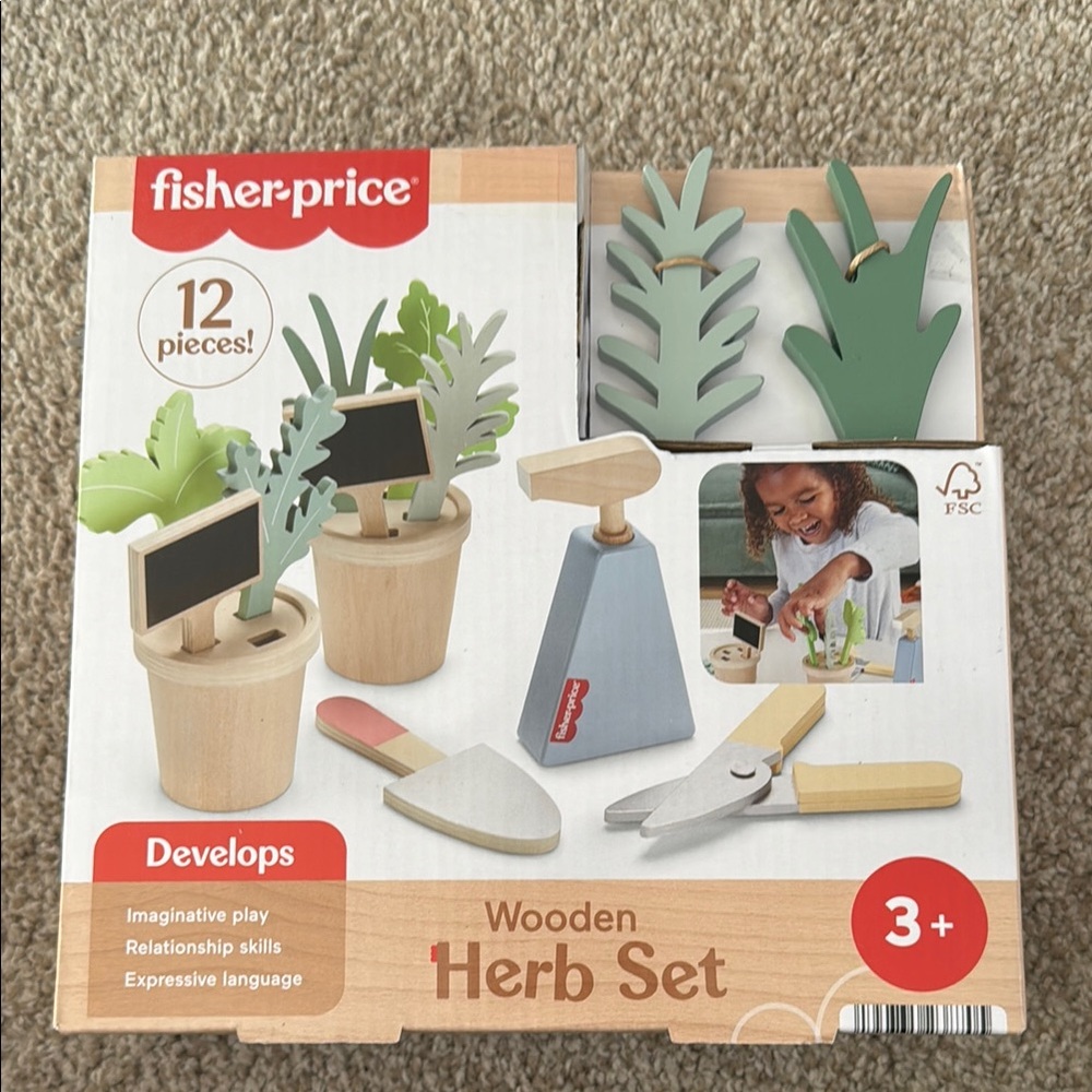 Fisher-Price Wooden Herb Set